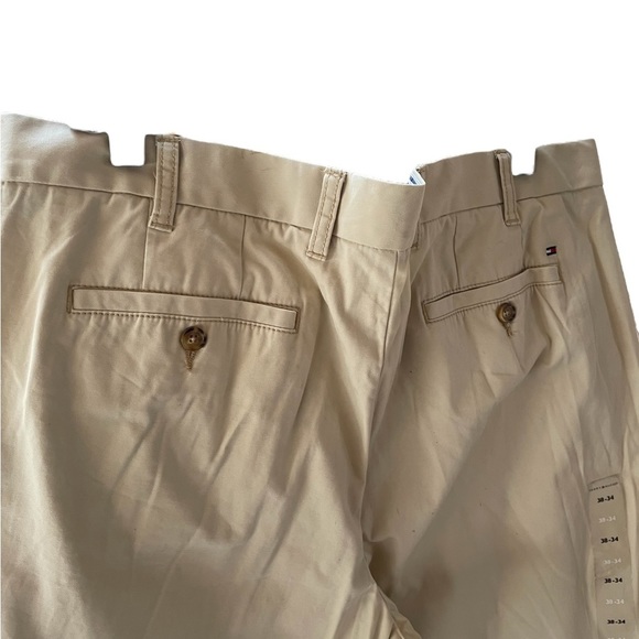 NWT Tommy Hilfiger tailored fit khaki slacks pants size 38x34 - Picture 4 of 7